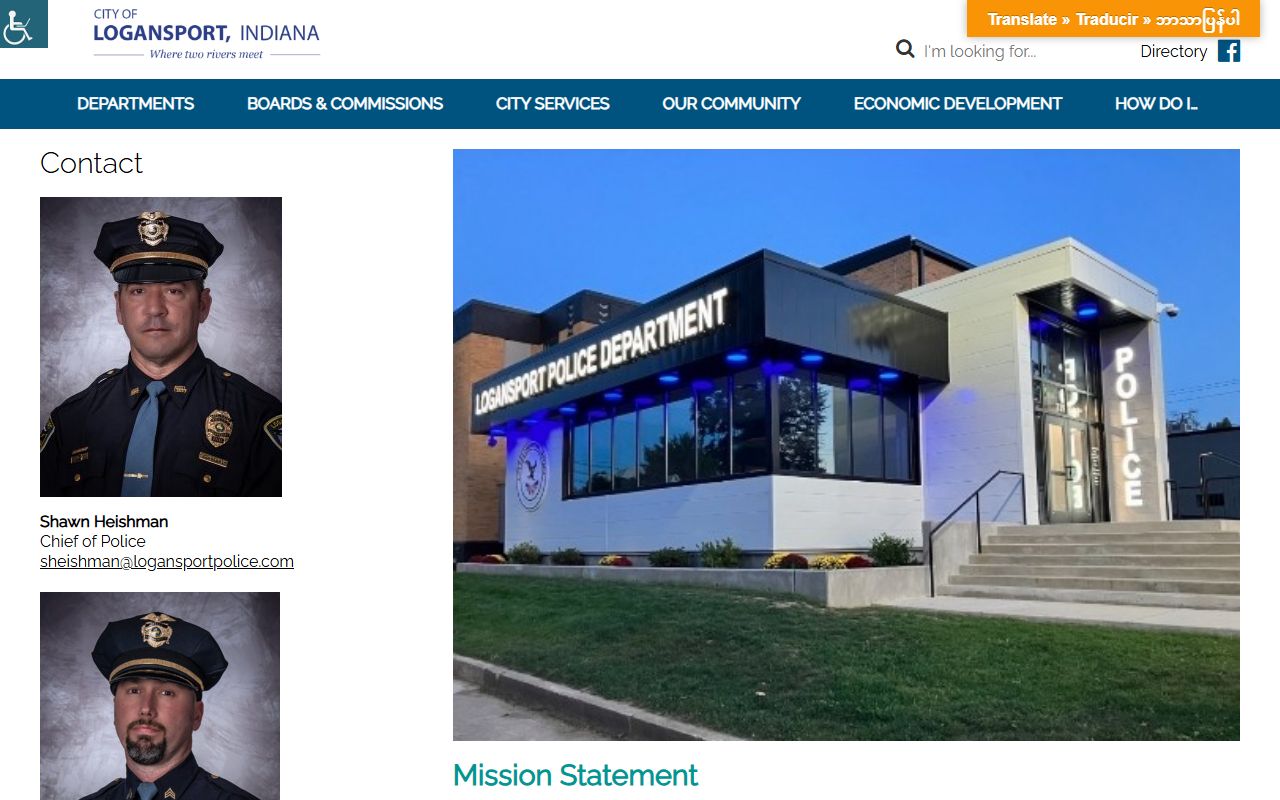 Logansport Police Department homepage for Logansport jail mugshots and arrest records