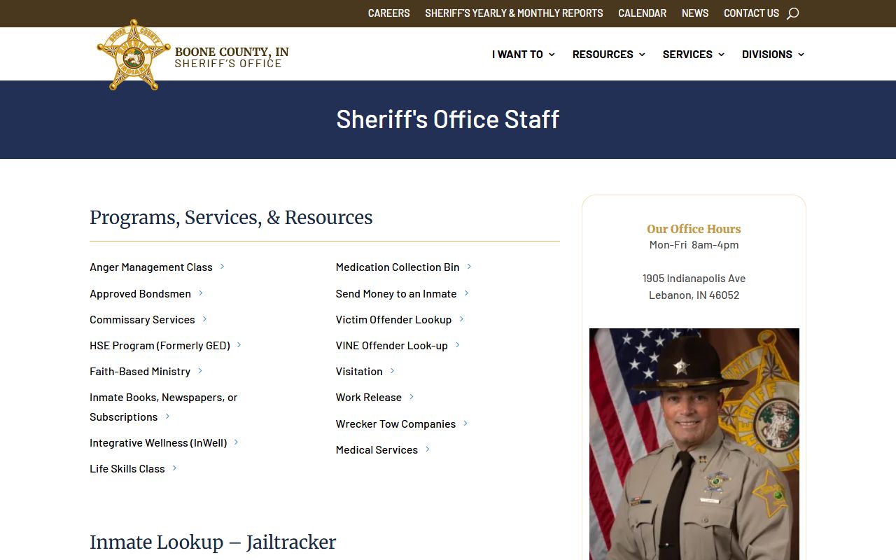 Boone County inmate search JailTracker Boone County jail mugshots