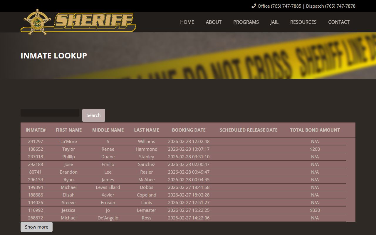 Delaware County inmate lookup portal Delaware County jail mugshots