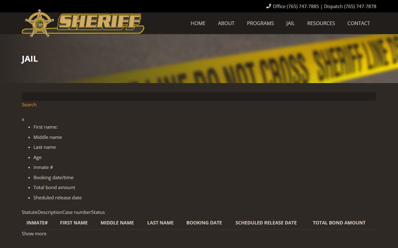 Delaware County Jail page Delaware County jail mugshots information
