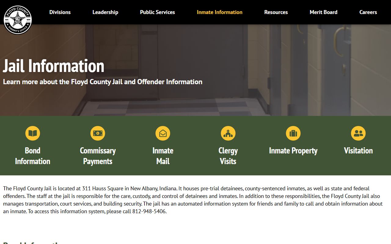 Floyd County Sheriff Office homepage Floyd County jail mugshots