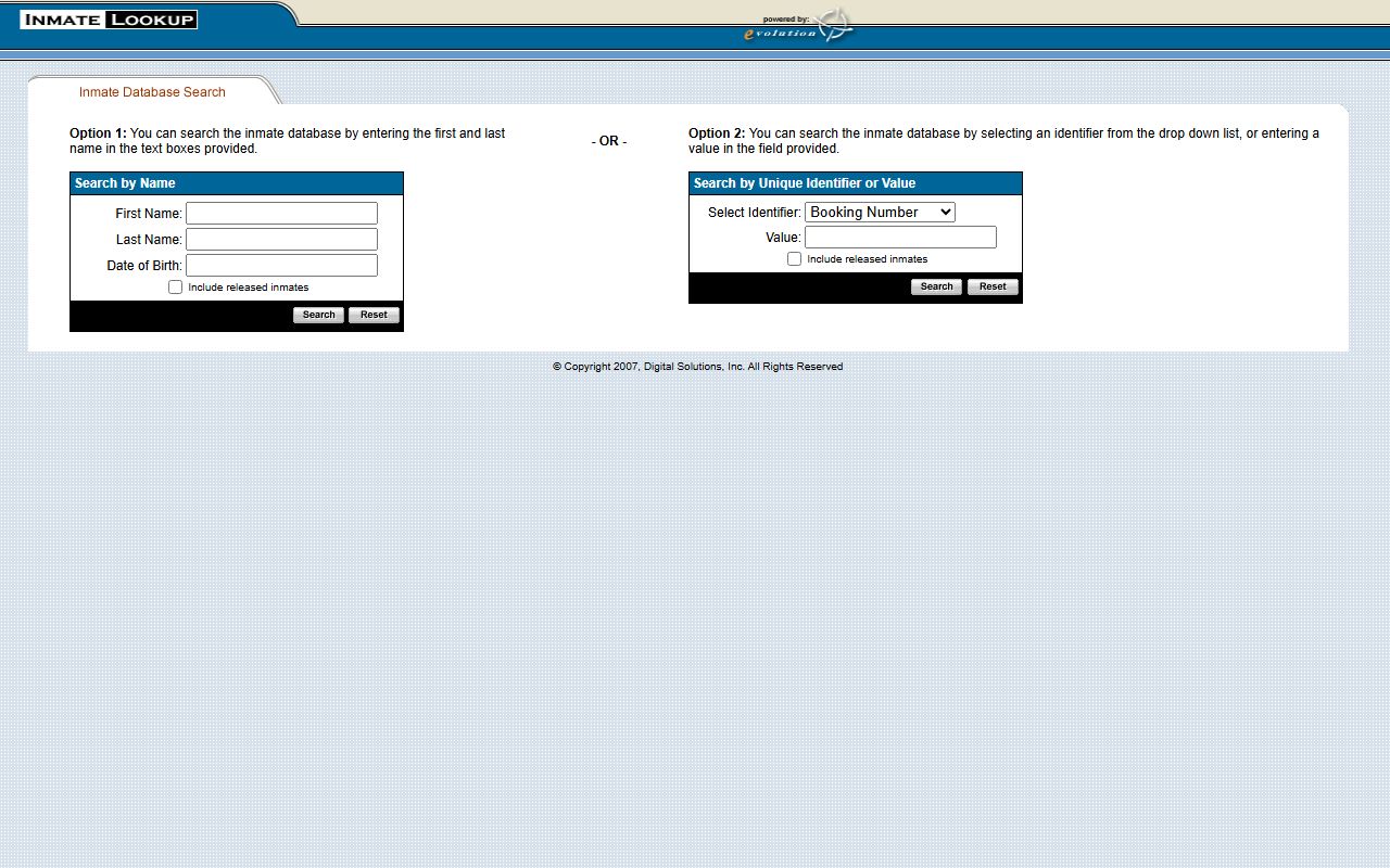 Marion County Indiana inmate lookup tool for searching jail mugshots and booking records